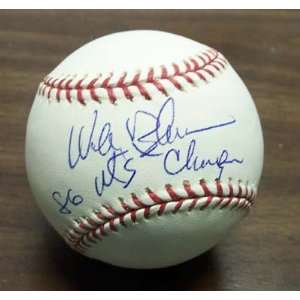 Wally Backman Autographed Baseball