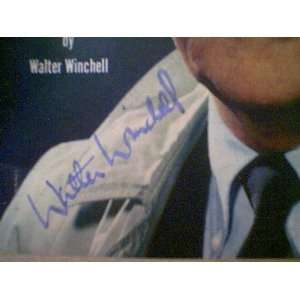  Winchell, Walter TV Guide Magazine 1958 Signed Autograph 