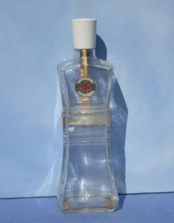 Schenley Elegance Whiskey Glass Decanter Bottle  