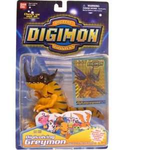  Digimon  Digivolving Greymon Action Figure Toys & Games
