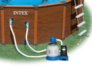 INTEX 1600 GPH Saltwater System & Sand Filter Pump Set 078257399185 