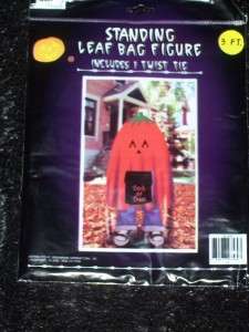Halloween GIANT 3ft Pumpkin Leaf/Lawn Bag Decoration  