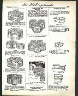 1937 ad Refrigerator Food Storage sets Revolv it Scurlock  