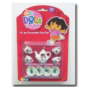    10 Pc Dora The Explorer Porcelain Mini Tea Set Toys & Games
