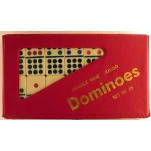  Dominoes Double Nine Jumbo Set of 55 