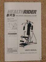  HealthRider BRS Exercise User & Part Manual  