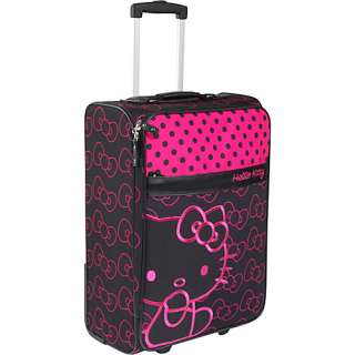 Loungefly Hello Kitty Black & Pink Rolling Luggage  