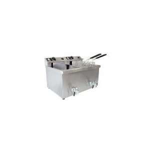 Vollrath 40710   30 lb Countertop Dual Fry Pot Fryer w/ Twin Baskets 