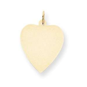   Plain .018 Gauge Engraveable Heart Disc Charm   JewelryWeb Jewelry