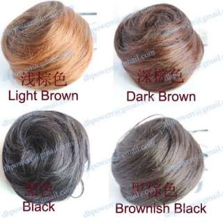 Stright Hair Bun Rubber Band Extension HOT Sell P 6  