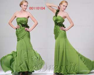 eDressit Hot Green Long Evening Dress Prom Gown UK 6 20  