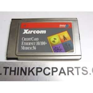  XIRCOM PCMCIA 56K MODEM AND 10/100 ETHERNET CARD WITHOUT CABLE 