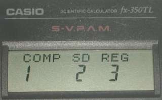 Casio fx 350TL S V.P.A.M. Scientific Calculator  