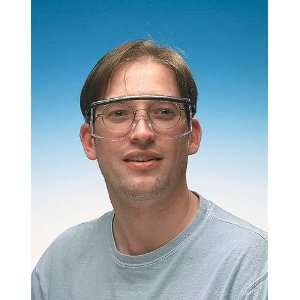  Uvex Astro OTG Safety Glasses, Clear Lens, Black Frame 