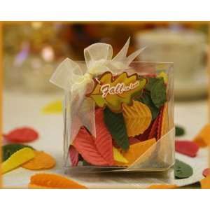 Fall in Love Leaf Soap Petals in Clear Box with Ribbon 