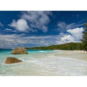  Famous Beach of Anse Lazio, Praslin, Seychelles, Indian 