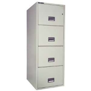 com Series 2500 Fire/Impact Resistant Four Drawer Vertical Legal File 