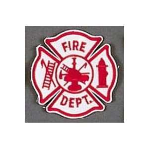  FIRE DEPT Maltese Cross Patch Arts, Crafts & Sewing