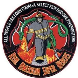  BACK PATCH HERO FIRE FIGHTERS Fireman Biker Patches 