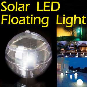 SOLAR LED FLOATING SWIMMING POOL BALL LIGHT LAMP  