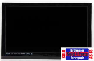 AS IS Broken Vizio M261VP 26 LED HDTV WI Fi For Parts or Repair 