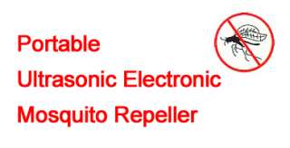 NEW Ultrasonic Electronic Bug Mosquito Repeller Portabl  