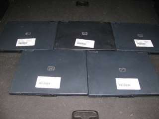 Lot of 5 HP COMPAQ NC6320 1.8 GHz, 1 GB RAM, DVD NR  