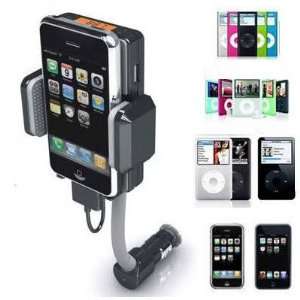 Charger + Fm Transmitter / Holder Full Range Frequency Fm Transmitter 