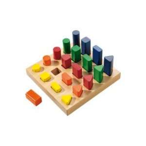  Shape and Color Sorter Board Toys & Games