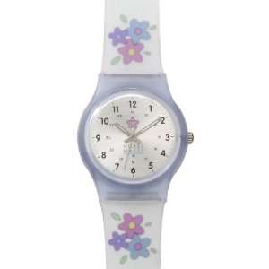  Frosted Flower Jelly Watch   NurseMates 866442 White 