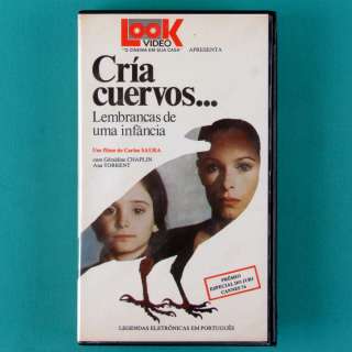 VHS CRIA CUERVOS CARLOS SAURA 1976   DRAMA MOVIE BRAZIL  
