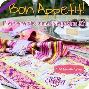 Bon Appetit Placemat Kit by Patricia Bravo   Featured in Simple Quilts 