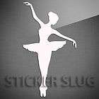 BALLERINA DANCER Ballet Dance Decal Sticker   Vinyl Wall Art Window 