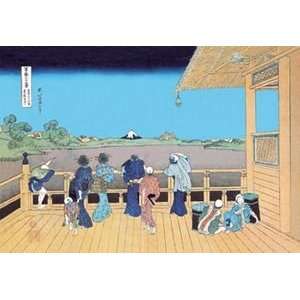  View of Mount Fuji from the Porch   Paper Poster (18.75 x 