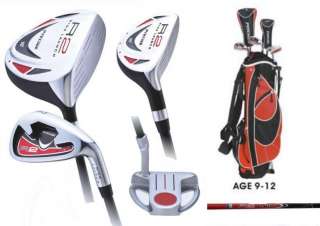 Precise R2 KIDS JUNIOR Golf Clubs Complete Set (AGE 9 12) RH   RED 