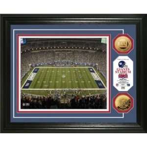  Giants Stadium 24KT Gold Coin Photo Mint 