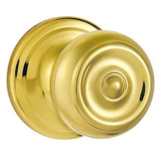   Polished Brass Phoenix Privacy Door Knob Set from the Signature  