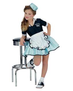 Car Hop Girl Kids Costume 883028492169  