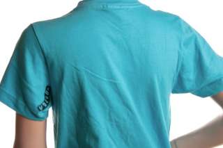 Volcom Boys Kids Buff Around T Shirt Size M Blue  