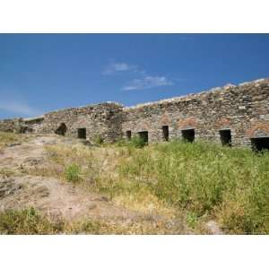 Detail of Old Fortress, Sigri, Lesvos, Mithymna, Northeastern Aegean 