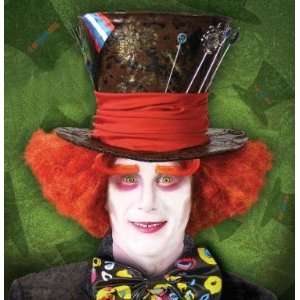  Alice In Wonderland Mad Hatter Hat & Wig Costume Set 
