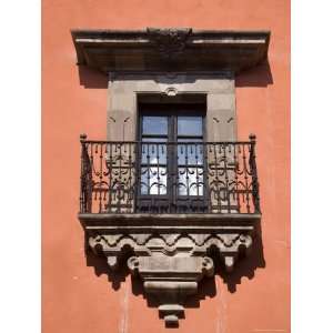  French Doors and a Wrought Iron Balcony in a Building, San 