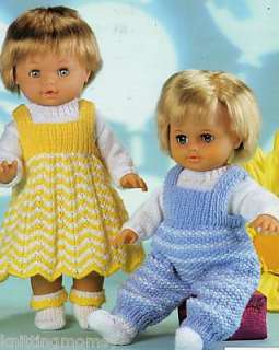 Knitting Pattern Baby  Barbie Doll & Premature Babies  
