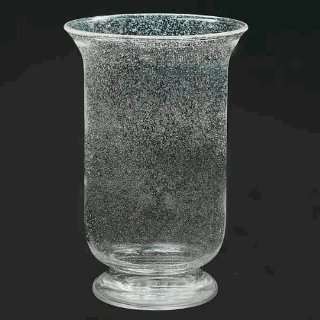  Bubble Glass Flared Top Vase 8 x 12in