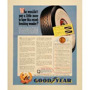  1939 Ad Goodyear Rubbert Tire Double Eagle Airwheel 