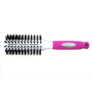    Brushlab Fresh Ceramic Boar Round Med Fuscia Hair Brush Beauty