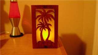 Cool LED Lamp Palm Tree Mood Night Light Hawaiian NEW Tropical Decor 