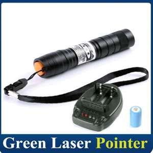 High Power Green Beam Laser Pointer + Universal Battery  
