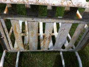 Vintage Swinging Lawn Chairs