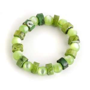   Green Bracelet Brazilian Bead Bonanza Bracelet [Green] Jewelry
